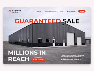 Warehouse Hotline Hero Concept