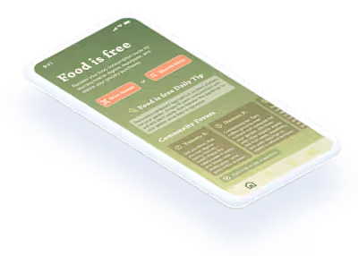 Food Is Free: App Design