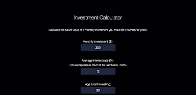 Investment Calculator - React/NextJS