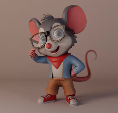 Little Mice 3D Character