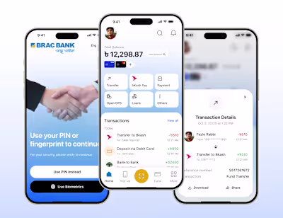 Mobile App Redesign - Banking app