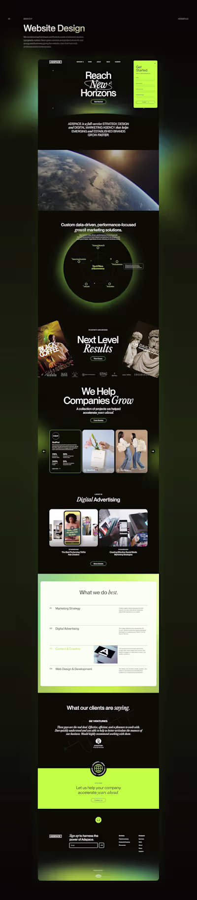 ADSPACE - UI/UX Design