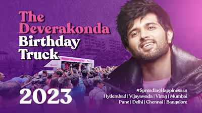 The Deverakonda Birthday Truck 2023 | Vijay Deverakonda - YouTu…