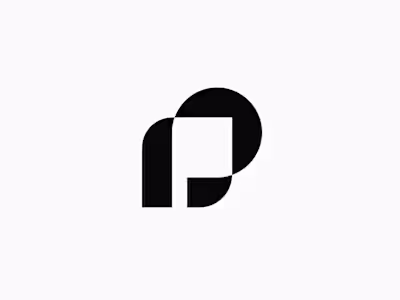 Modern Abstract P Logo // For Sale