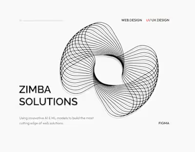 Zimba Solutions - Ai web based solutions on Behance