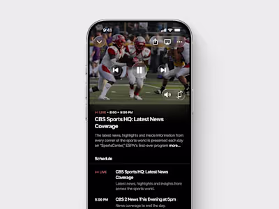IPTV Video Player Mobile App