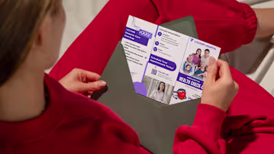 VCNR, Brochure Desgin, Healthcare Brand,