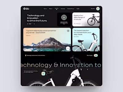 E-bike Website Design