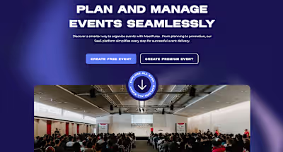 MeetPulse — A Modern Webflow Website I Designed & Built I re...