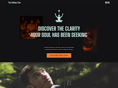 Conversion-Focused Web Design for Ayahuasca Retreats