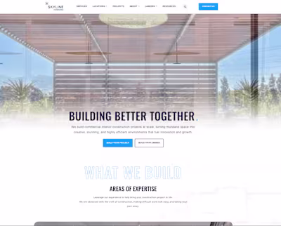 Cohesive Branding and Website Launch for Skyline Construction
