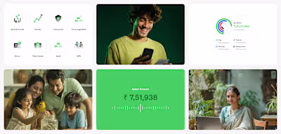 Clean, trustworthy, and distraction-free. Use a calm palette...