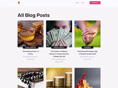 Thinkers Page | Website in a week