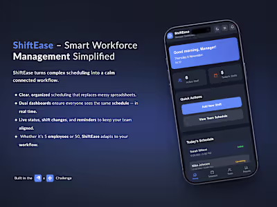 Ever seen managers struggle to balance shifts, track teams, ...