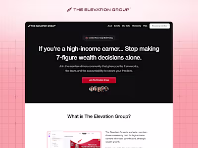 The Elevated Group Website Design & Development