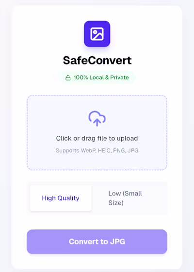 Fast & Efficient Image Conversion
