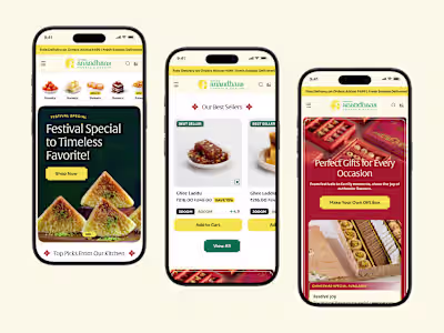 Mobile-first ecommerce experience crafted for