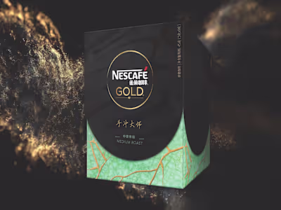 Nestle Gold Packaging Design and Branding