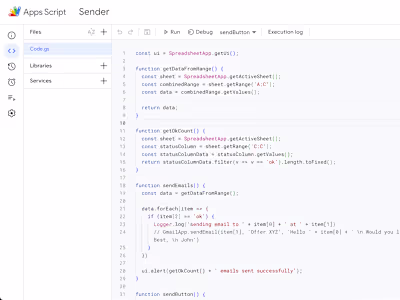 Simple Google Script