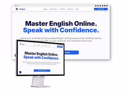 Web Design for iLingua