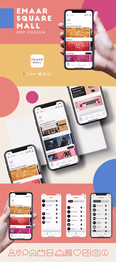 Emaar Square Mall App Design