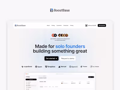 Boostbase MVP Template for SaaS