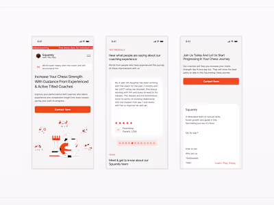 Squarely | Web design & Framer development