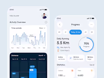 Smart-Fitness Tracking Mobile App