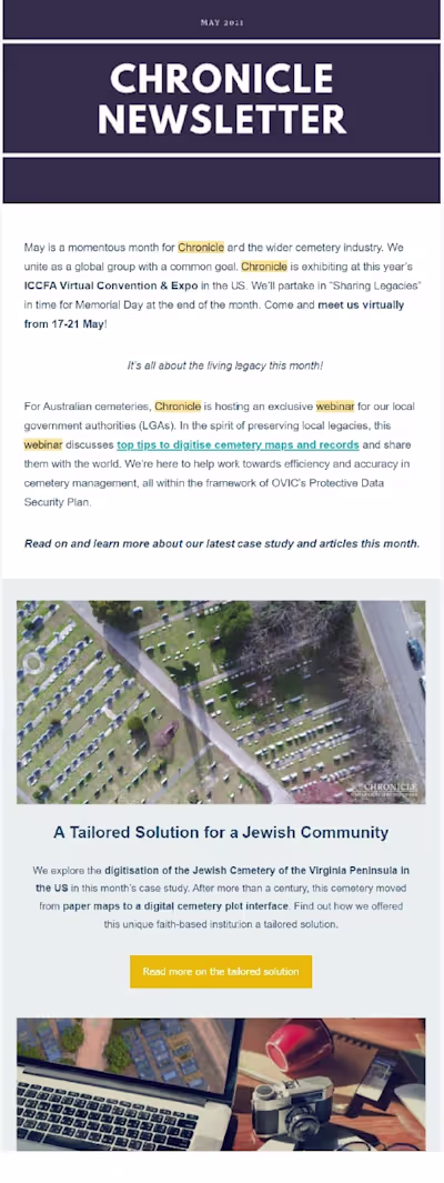 Promoting Free Webinar & Case Study | Email Newsletter | SaaS