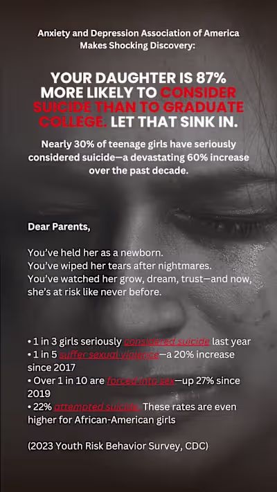 Landing Page for a mental health company