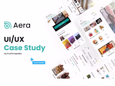 UX Redesign for eCommerce Mobile App
