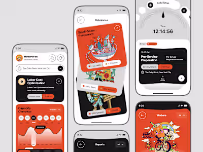 AI-Powered Restaurant Operations App Design