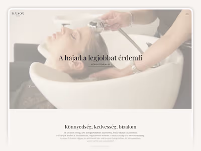 Maison Salon | Framer Web Design & Development