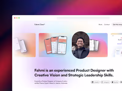 Portify - Framer Template for Designers
