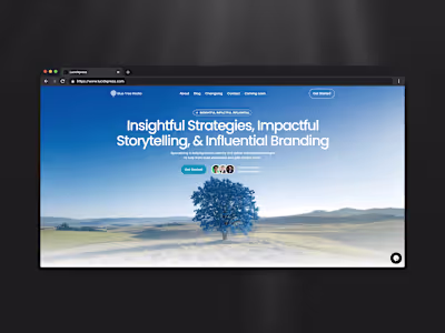 Blue Tree Media Website Redesign