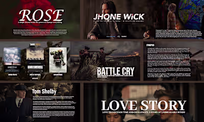 Film Pitch Deck Presentations