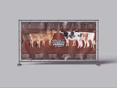 Raber Farms Advertising Banner