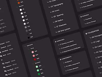 Scalable Design System for Enterprise B2B Platform