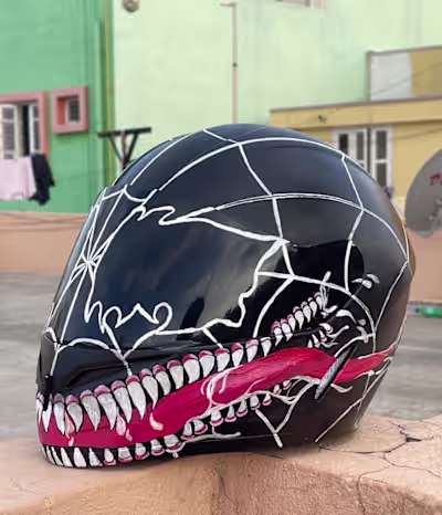 Customized Venom Helmet