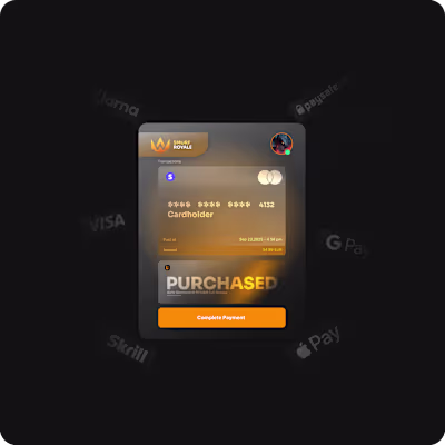 Website Ui assets for Smurf Royale