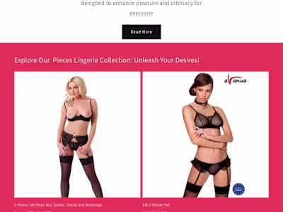 Shopify store redesign 