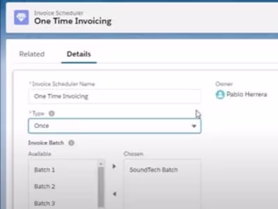 Billing Invoice Scheduler