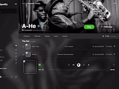Spotify Clone 