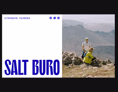 Website for Salt Buro