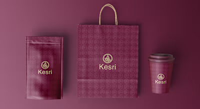 Kesri Sweets & Bakery: Premium Indian Logo Design