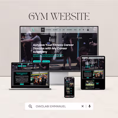 Alpha Fit wix website design