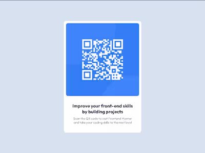 Frontend Mentor | QR code component