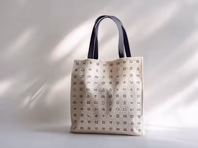 Exploring icon application beyond the limits of screen