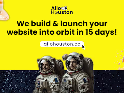 Allo Houston | We build & launch your website into orbit in 15 …