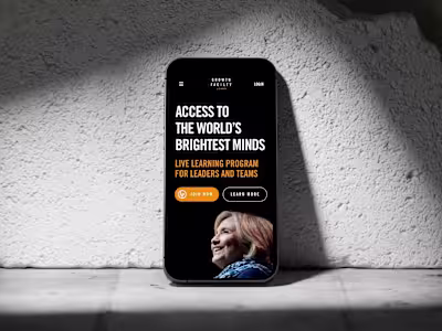UX Design and Strategy - For a Membership Platform